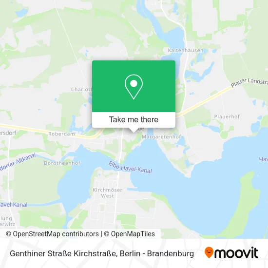 Карта Genthiner Straße Kirchstraße