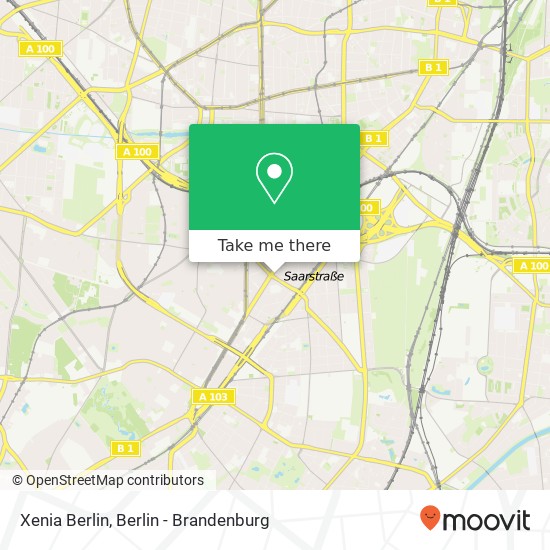 Xenia Berlin, Friedenau, 12159 Berlin map