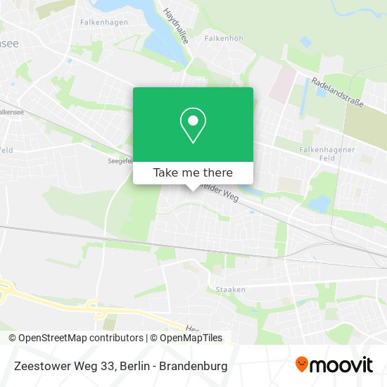 Zeestower Weg 33 map