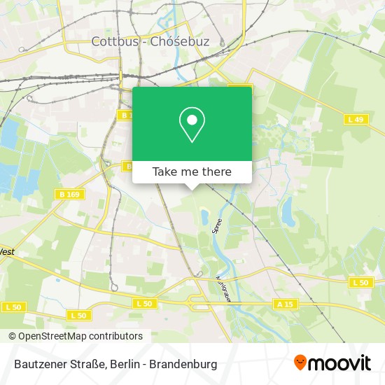 Bautzener Straße map