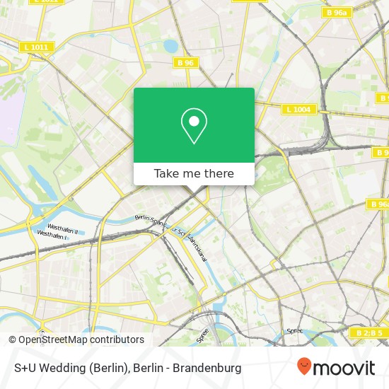 Карта S+U Wedding (Berlin), S+U Wedding (Berlin), 13347 Berlin, Deutschland
