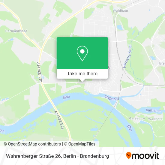 Карта Wahrenberger Straße 26