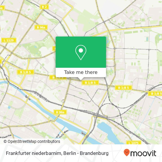 Frankfurter niederbarnim, Friedrichshain, 10247 Berlin map