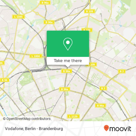 Карта Vodafone, Schönhauser Allee 80