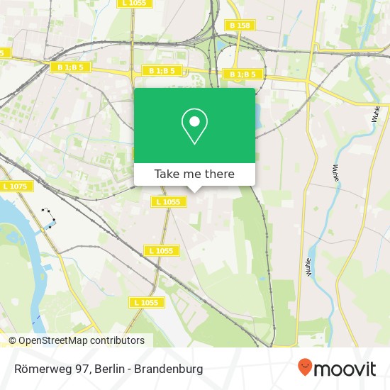 Römerweg 97, Karlshorst, 10318 Berlin map