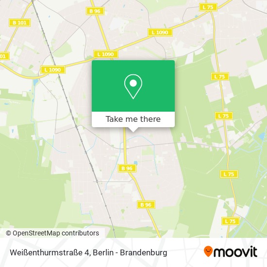 Карта Weißenthurmstraße 4