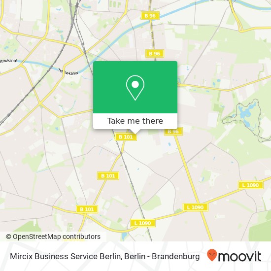 Mircix Business Service Berlin map