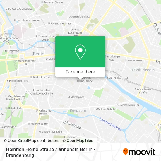 Карта Heinrich Heine Straße / annenstr