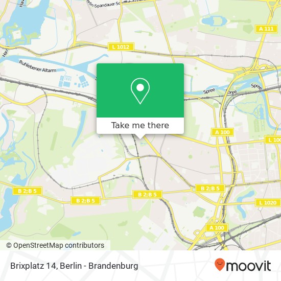 Карта Brixplatz 14, Westend, 14052 Berlin
