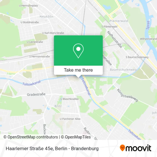 Карта Haarlemer Straße 45e