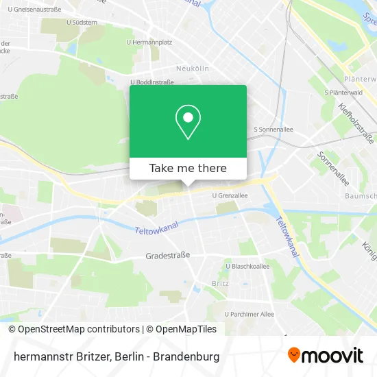 hermannstr Britzer map