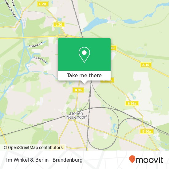 Im Winkel 8, 16547 Birkenwerder map