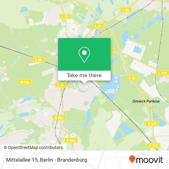 Mittelallee 15, Mühlenbeck, 16567 Mühlenbecker Land map