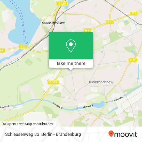 Schleusenweg 33, 14532 Kleinmachnow map