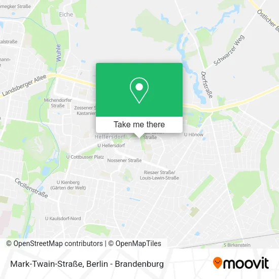 Карта Mark-Twain-Straße