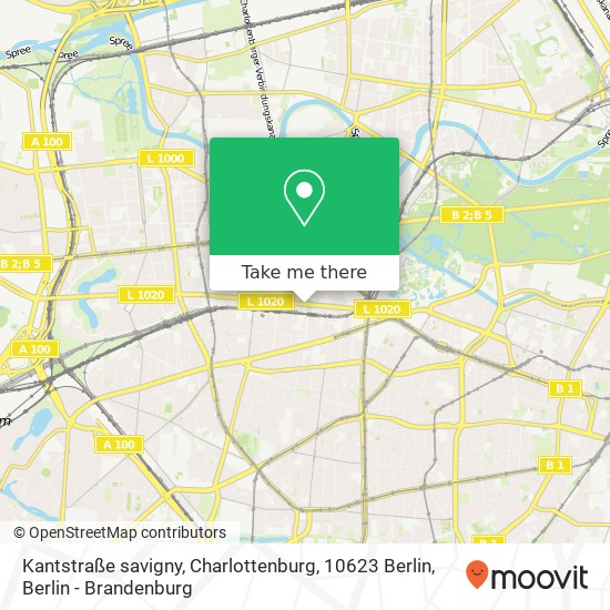 Kantstraße savigny, Charlottenburg, 10623 Berlin map