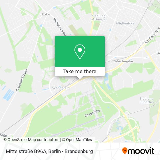 Mittelstraße B96A map
