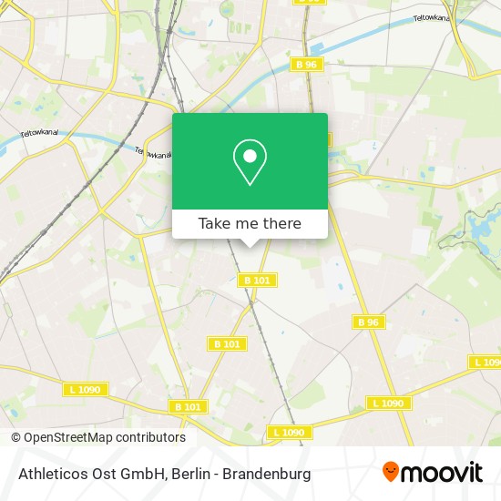 Athleticos Ost GmbH map