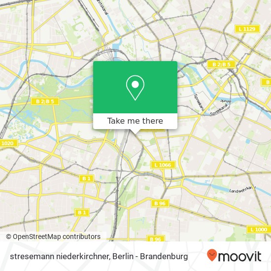 Карта stresemann niederkirchner, Mitte, 10117 Berlin