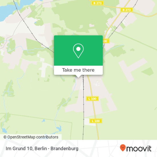 Im Grund 10, Basdorf, 16348 Wandlitz map