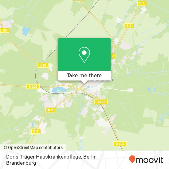 Карта Doris Träger Hauskrankenpflege, Leipziger Straße 4