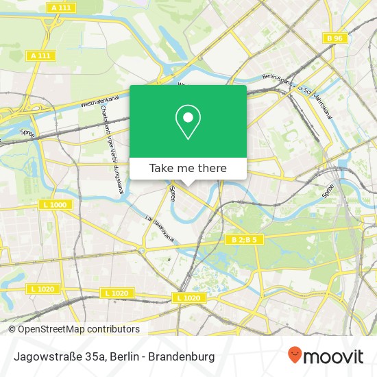 Jagowstraße 35a, Moabit, 10555 Berlin map