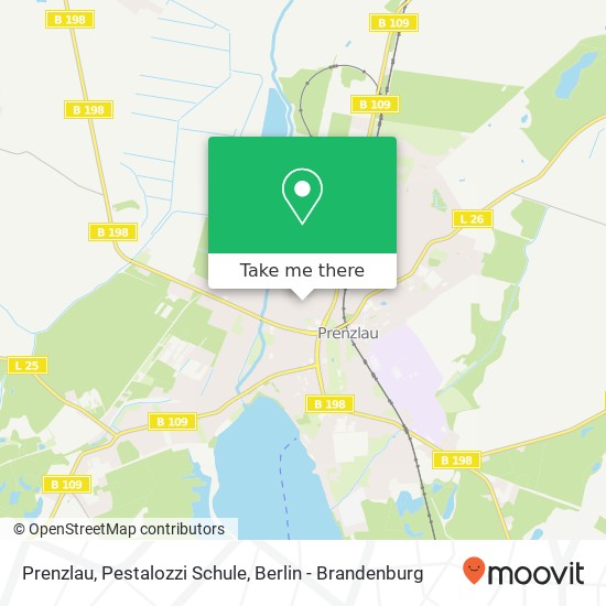 Prenzlau, Pestalozzi Schule map