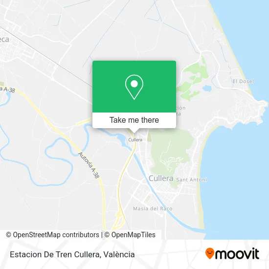 Estacion De Tren Cullera map