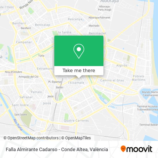 Falla Almirante Cadarso - Conde Altea map