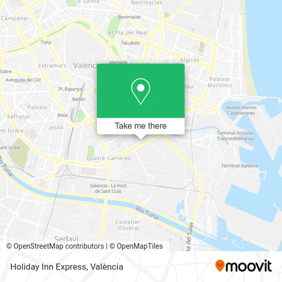 Holiday Inn Express map