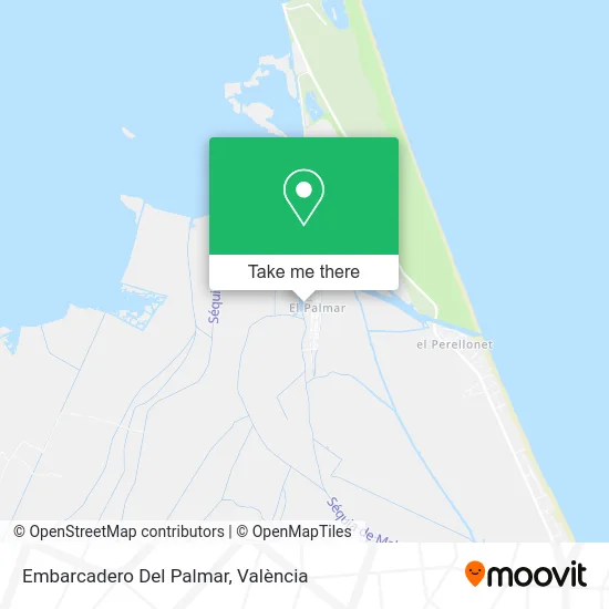 Embarcadero Del Palmar map