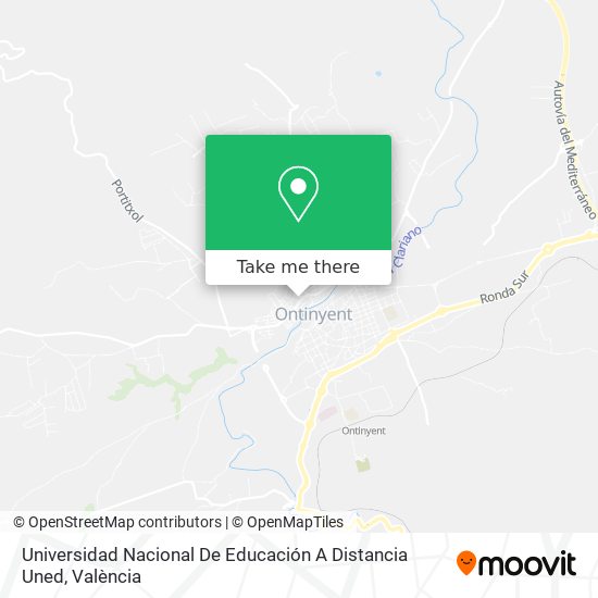 Universidad Nacional De Educación A Distancia Uned map