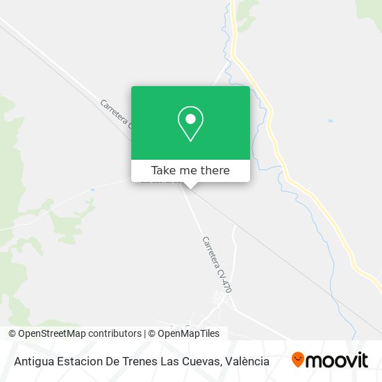 Antigua Estacion De Trenes Las Cuevas map