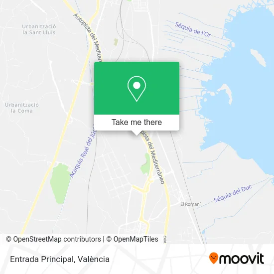 Entrada Principal map