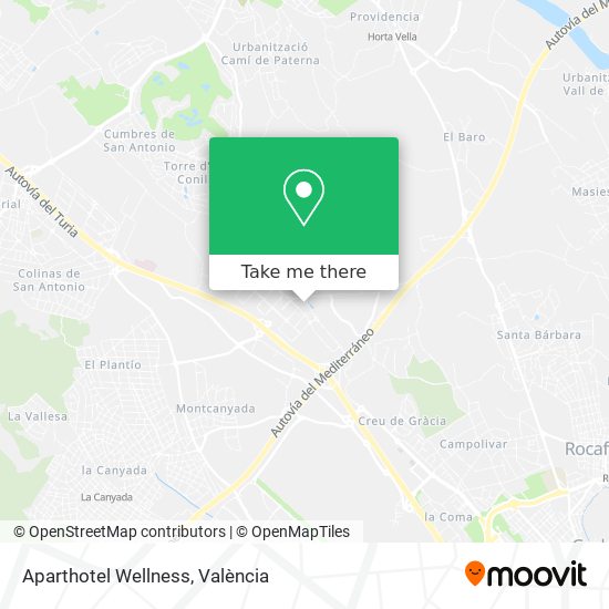 mapa Aparthotel Wellness