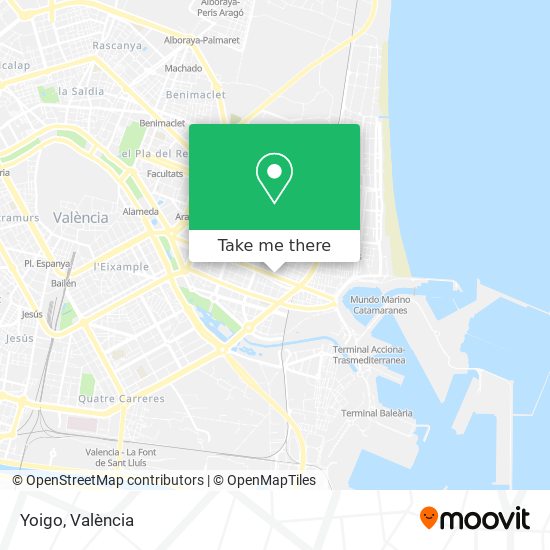 Yoigo map