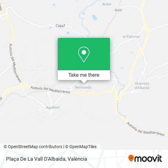 Plaça De La Vall D'Albaida map