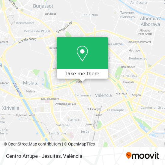 Centro Arrupe - Jesuitas map