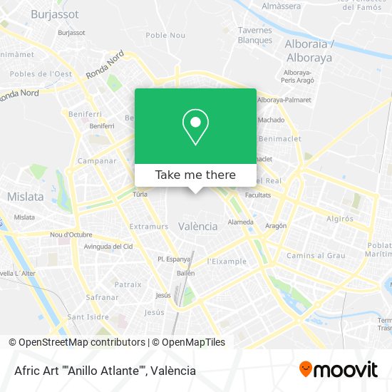 Afric Art ""Anillo Atlante"" map