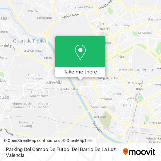 Parking Del Campo De Fútbol Del Barrio De La Luz map