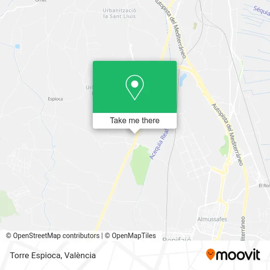 Torre Espioca map