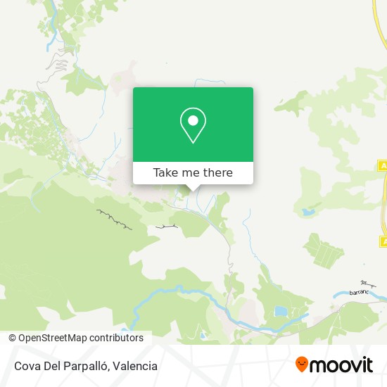 Cova Del Parpalló map