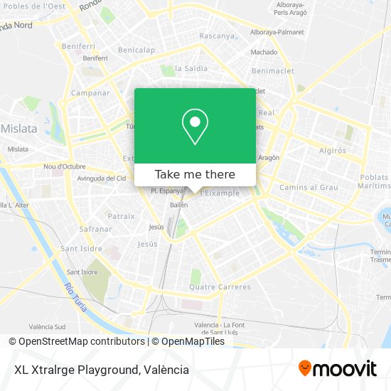 XL Xtralrge Playground map