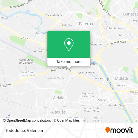 Tododulce map