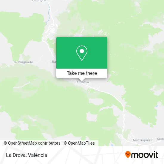La Drova map