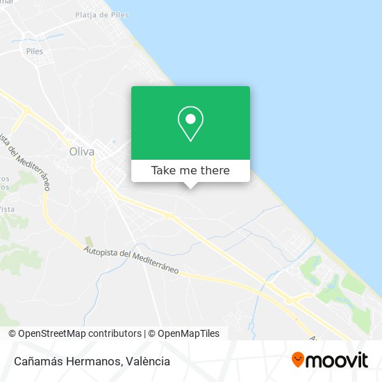 Cañamás Hermanos map