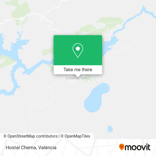 Hostal Chema map
