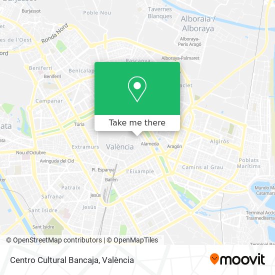 Centro Cultural Bancaja map