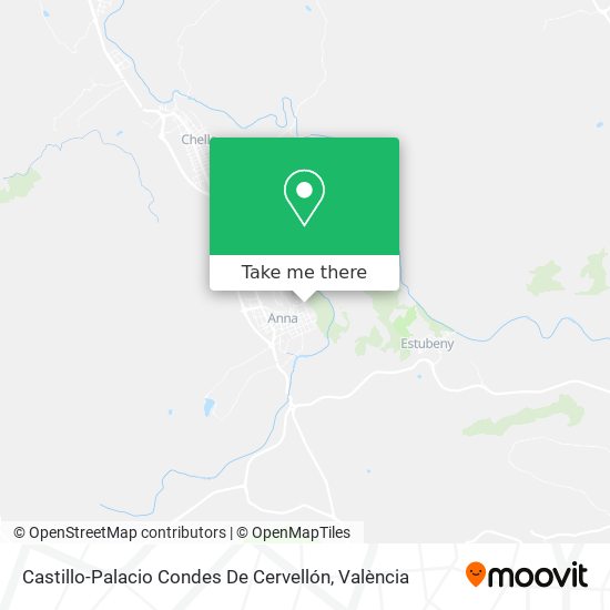 Castillo-Palacio Condes De Cervellón map