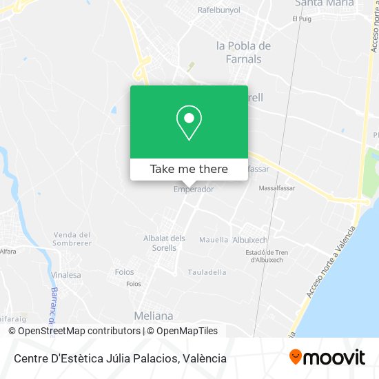 Centre D'Estètica Júlia Palacios map